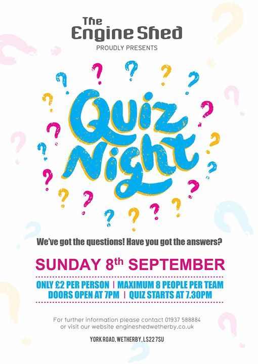 The Engine Shed Quiz York