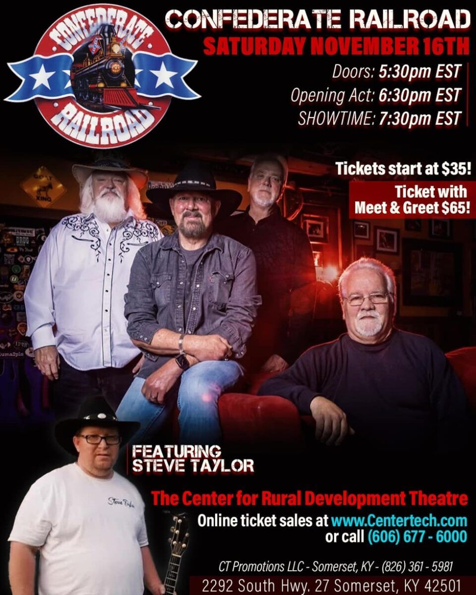 Confederate Railroad, 8 May | Event in Fredericksburg | AllEvents