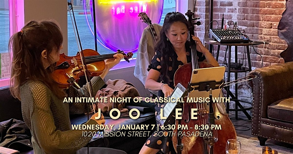 An Intimate Night of Classical Music with Joo Lee, 7 January | Event in South Pasadena | AllEvents