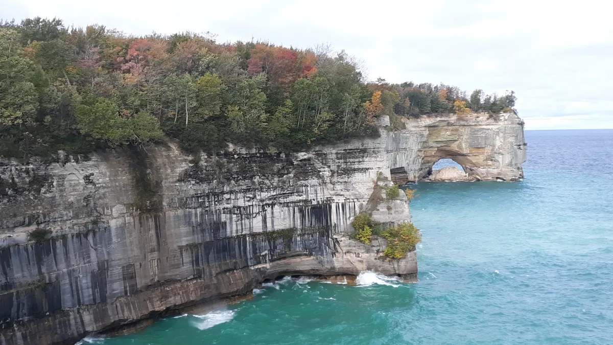 Pictured Rocks September Pictured Rocks National Lakeshore Munising Michigan Hiking Adventure ...