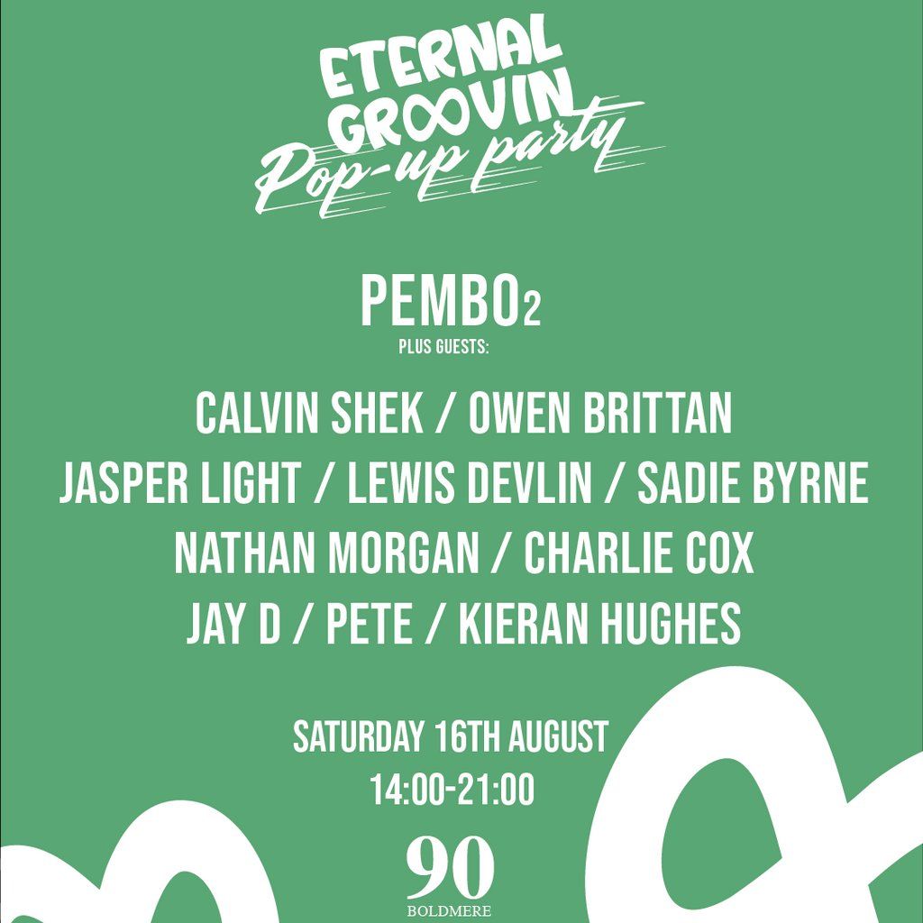 Eternal Groovin Pop Up Party, 16 August | Event in Birmingham | AllEvents