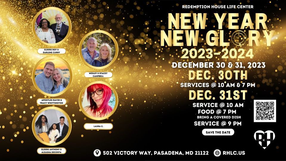 New Year, New Glory 20232024, Redemption House Life Center, Pasadena