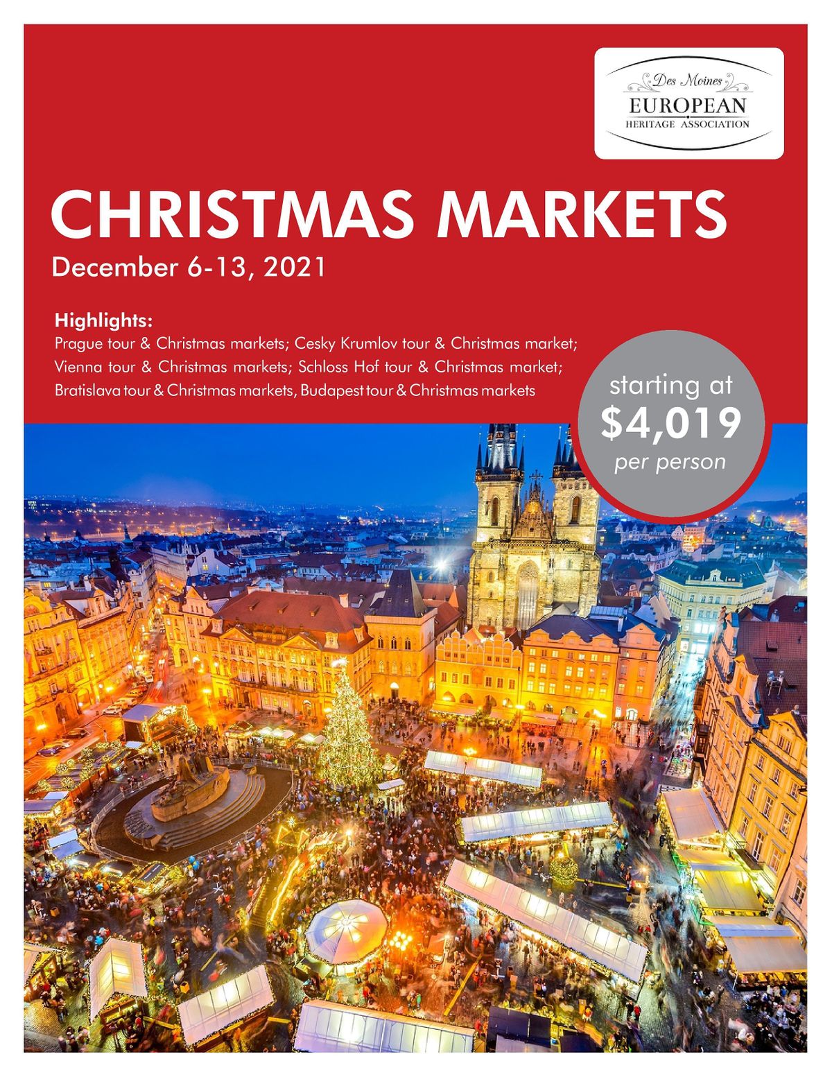 Virtual Travel Show Visit European Christmas Markets In 2021 Virtual May 22 2021 Allevents In Christmas Specila On December 6 2021