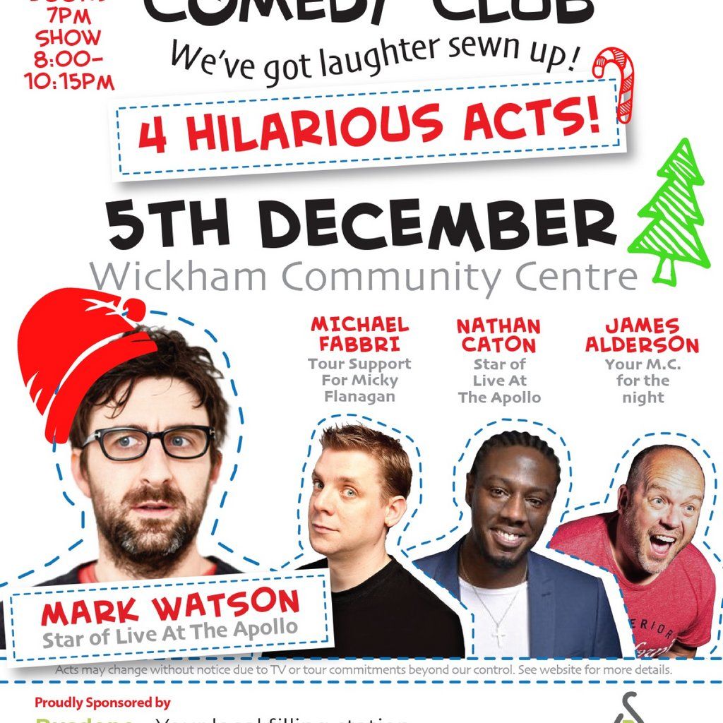 Wickham Stitches Comedy Club | Event in Fareham | AllEvents
