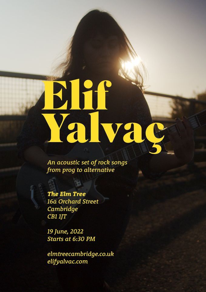Elif Yalvag | Event in Cambridge | AllEvents.in
