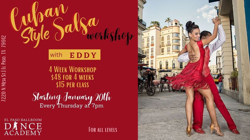 Cuban Style Salsa with Eddy, El Paso Ballroom Dance Academy