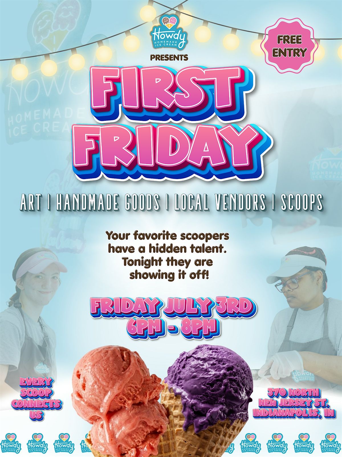 Howdy First Friday on the Patio | Art, Vendors, and Scoops on Mass Ave ...