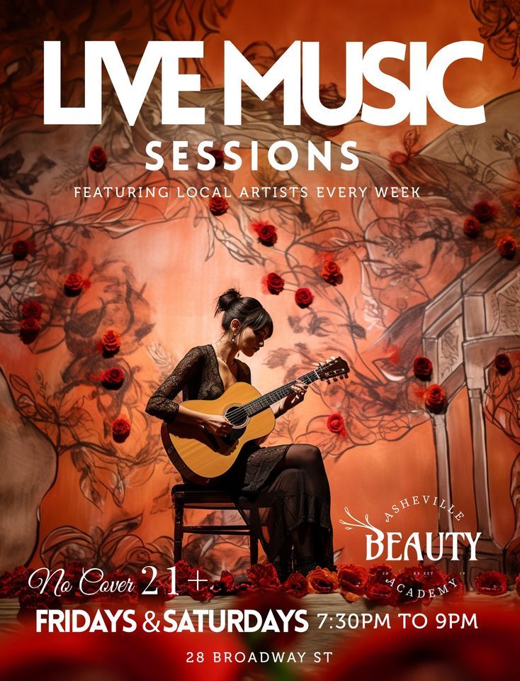 Live Music Sessions, Asheville Beauty Academy, August 18 2023