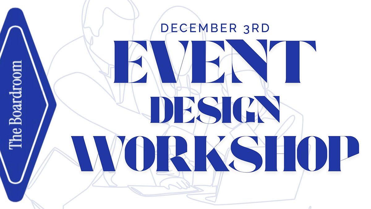 Event Design Workshop, 3 December | Event in University of Lincoln | AllEvents
