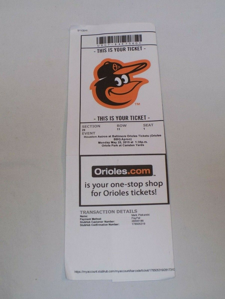 Houston Astros at Baltimore Orioles at Oriole Park at Camden Yards, 21 August | Event in Baltimore | AllEvents