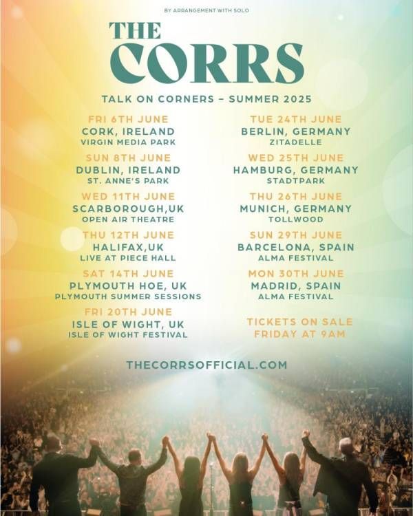The Corrs Scarborough Tickets, 11 June | Event in Scarborough | AllEvents