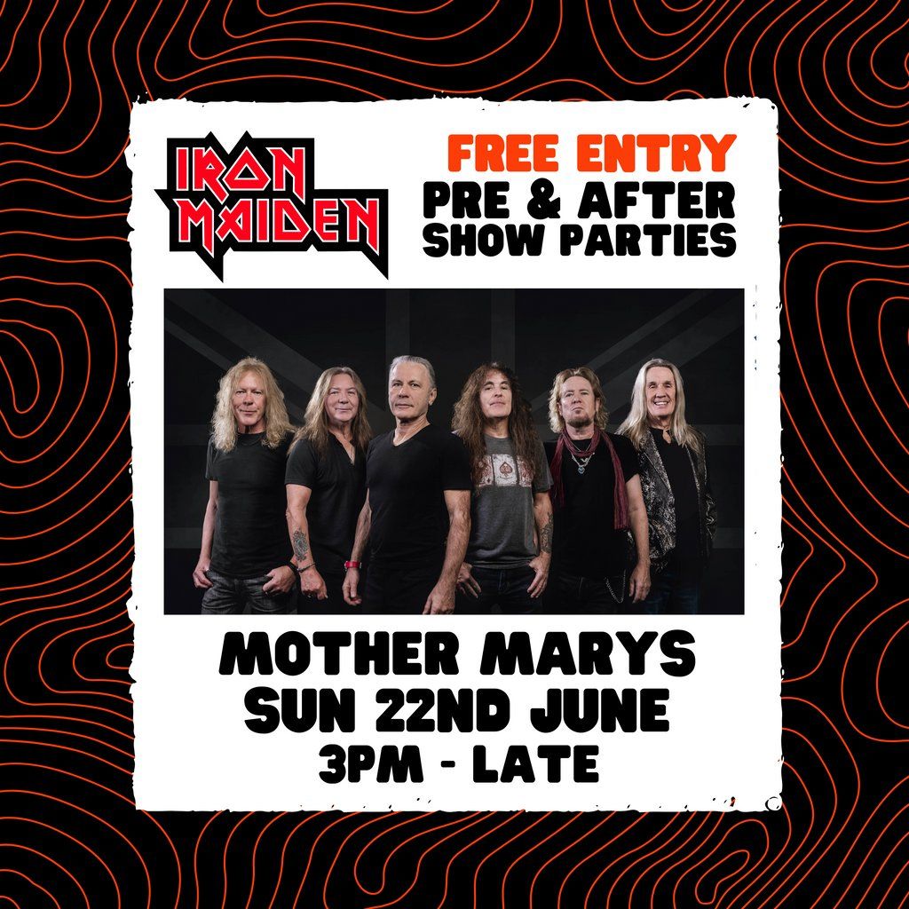 IRON MAIDEN: Pre Show & After Show Party (Free Entry) | Event in Manchester | AllEvents