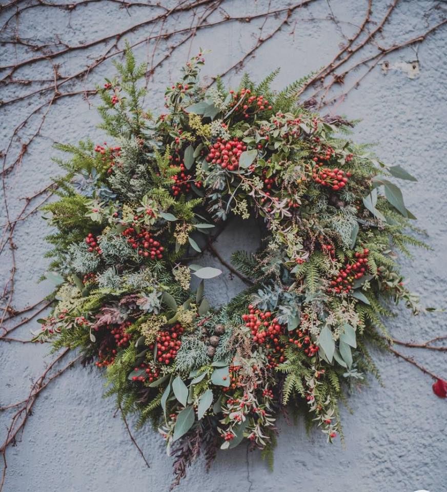 Christmas Wreath Making Brockhampton, Herefordshire, United