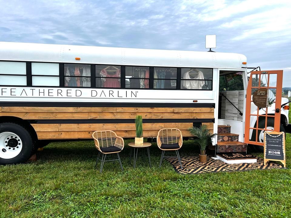 "Bus Stop" at West Virginia Sunflower Festival , Sunset Berry Farm