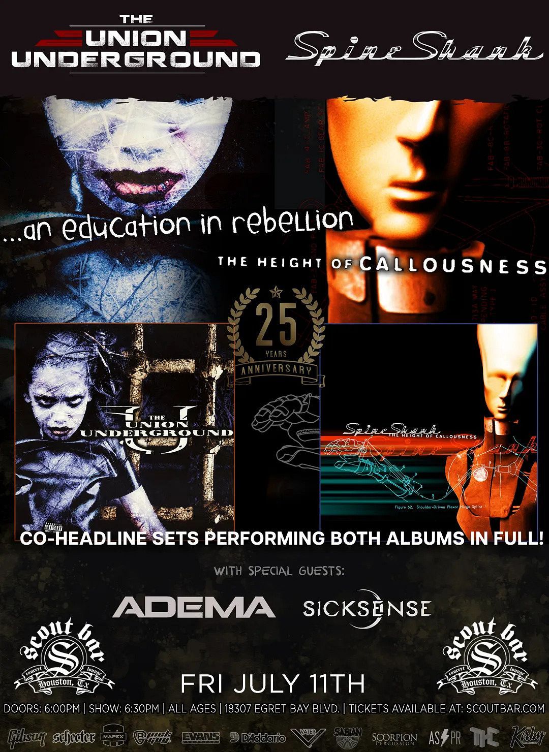 The Union Underground and Spineshank at Rust Belt, 24 July | Event in East Moline | AllEvents