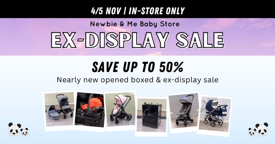 (Crewe) ? Mega ExDisplay Pram & Car Seat Sale ? , Newbie and Me Baby