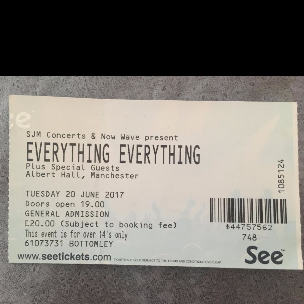 Everything Everything Manchester Tickets, 29 November | Event in Manchester | AllEvents