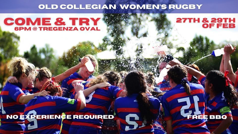 Oc Rugby Jr OC Womens Rugby - Come N Try Day, Old Collegians Rugby Club, Adelaide ...