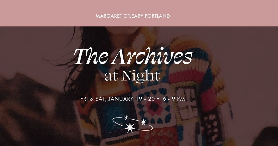 PORTLAND THE ARCHIVES AT NIGHT, NW 23rd Avenue, Portland, January 19