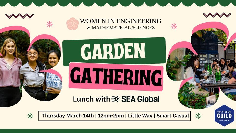 Garden Gathering - Lunch with SEA Global , 14 March | Event in Perth | AllEvents.in
