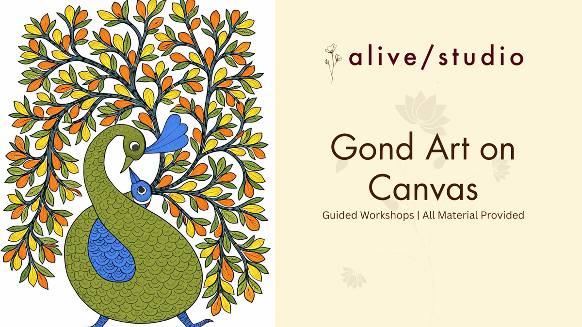 Gond Art on Canvas