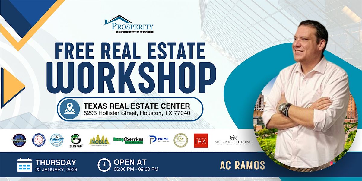 Prosperity REIA  1/22/2026, 22 January | Event in Houston | AllEvents