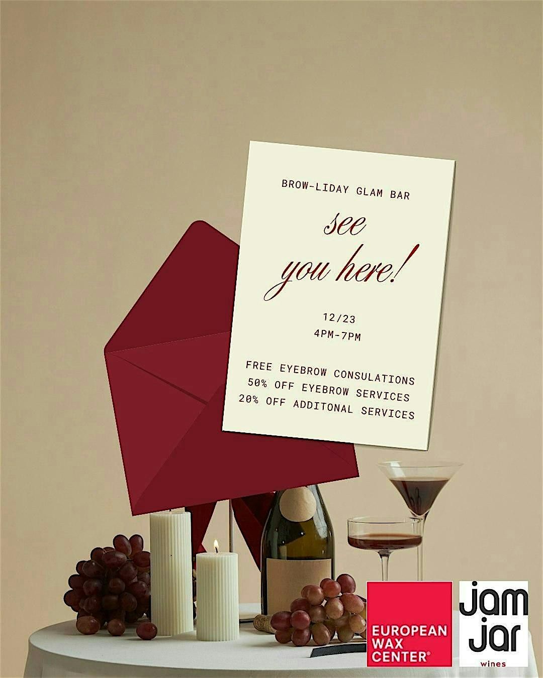 Brow-Liday Glam Bar, 23 December | Event in New York | AllEvents