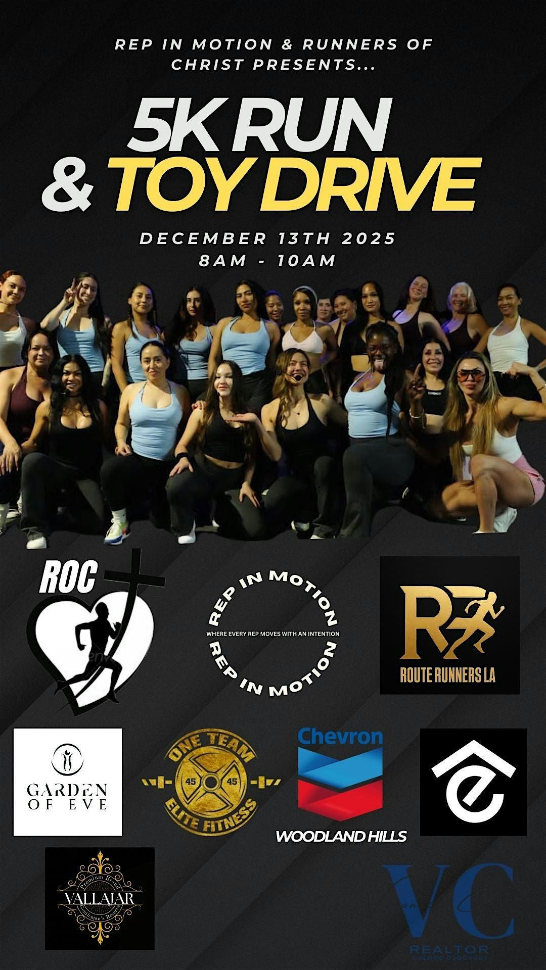 RIM X ROC 5k Run & Toy Drive, 13 December | Event in Los Angeles | AllEvents