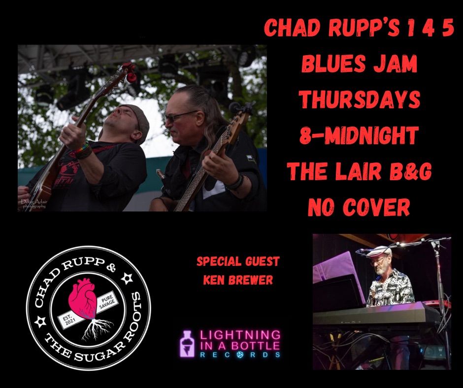 Chad Rupp 1 4 5 blues jam @ the Lair B&G Portland OR, The Lair Bar and ...