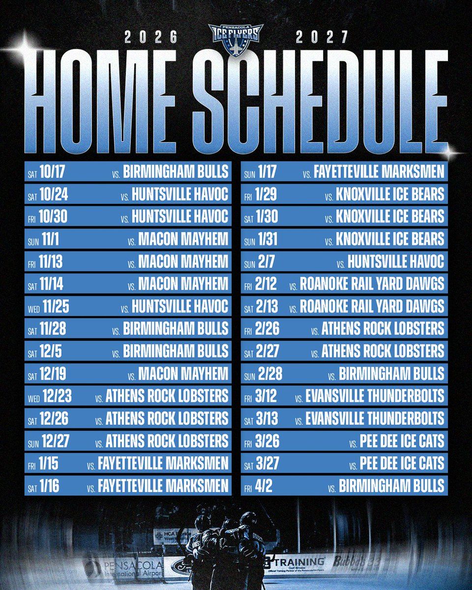 Pensacola Ice Flyers vs. Birmingham Bulls, Pensacola Bay Center | AllEvents