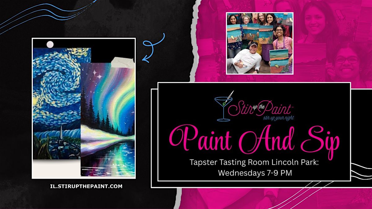 Sip & Paint Night Event Wednesdays 7:00 p.m. @ Tapster Lincoln Park | Event in Chicago | AllEvents