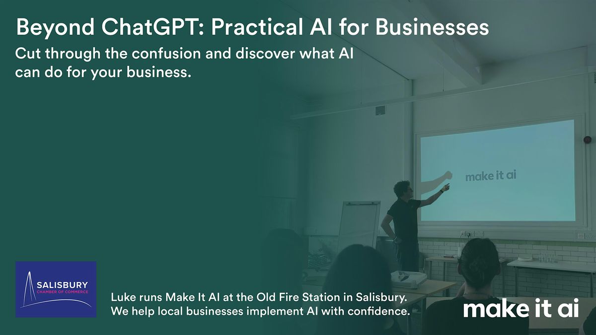 Make it AI, 21 January | Event in Salisbury | AllEvents