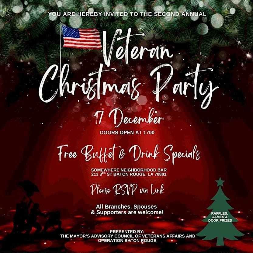 Baton Rouge Second Annual Veterans Christmas Party, 17 December | Event in Baton Rouge | AllEvents