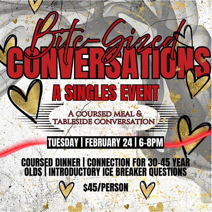 Bite- Sized Conversations : A Singles Event at Tap814 Speakeasy