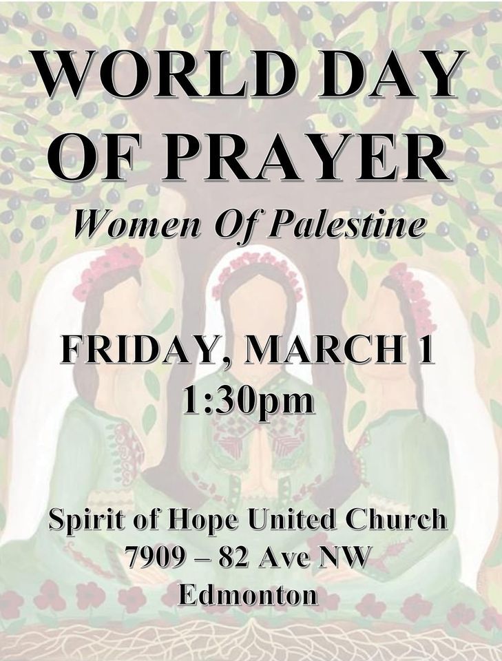 World Day Of Prayer Service, Spirit of Hope United Church Edmonton AB