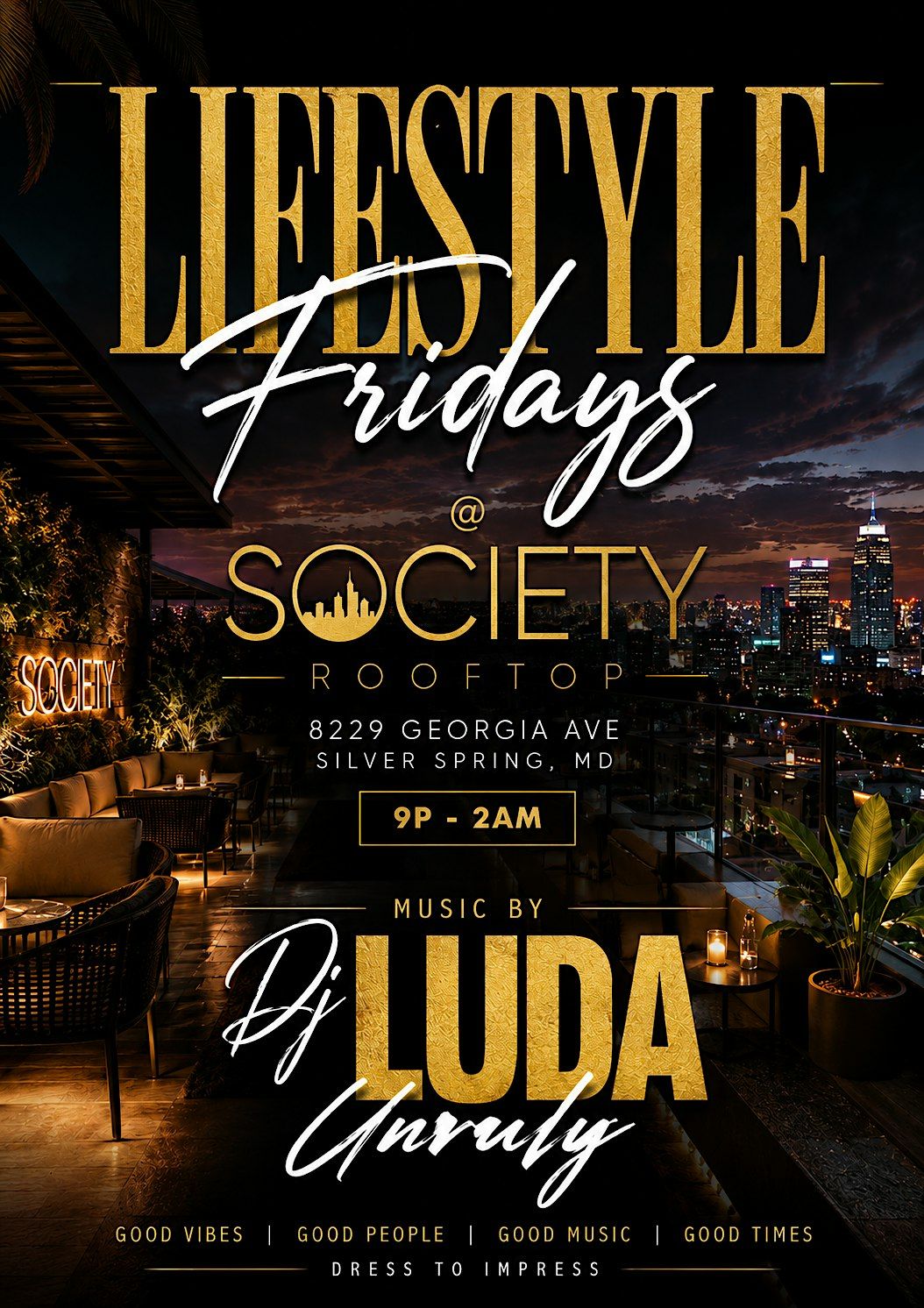 LIFESTYLE FRIDAYS, The Society Restaurant & Lounge, Silver Spring ...