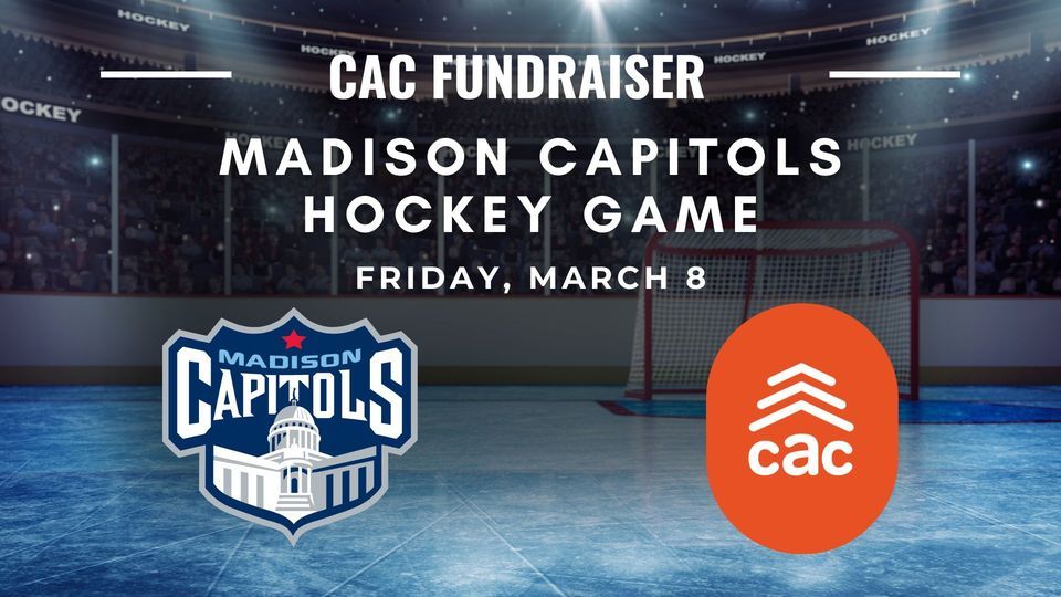 CAC Fundraiser at the Madison Capitols Hockey Game, Bob Suter's Capitol