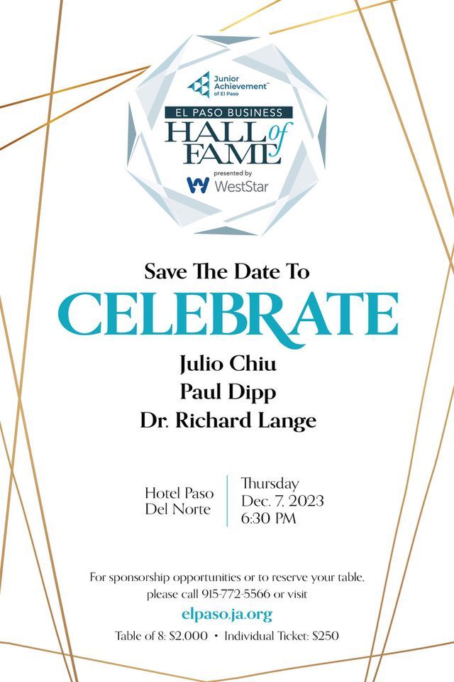 2023 Junior Achievement El Paso Business Hall of Fame presented by ...