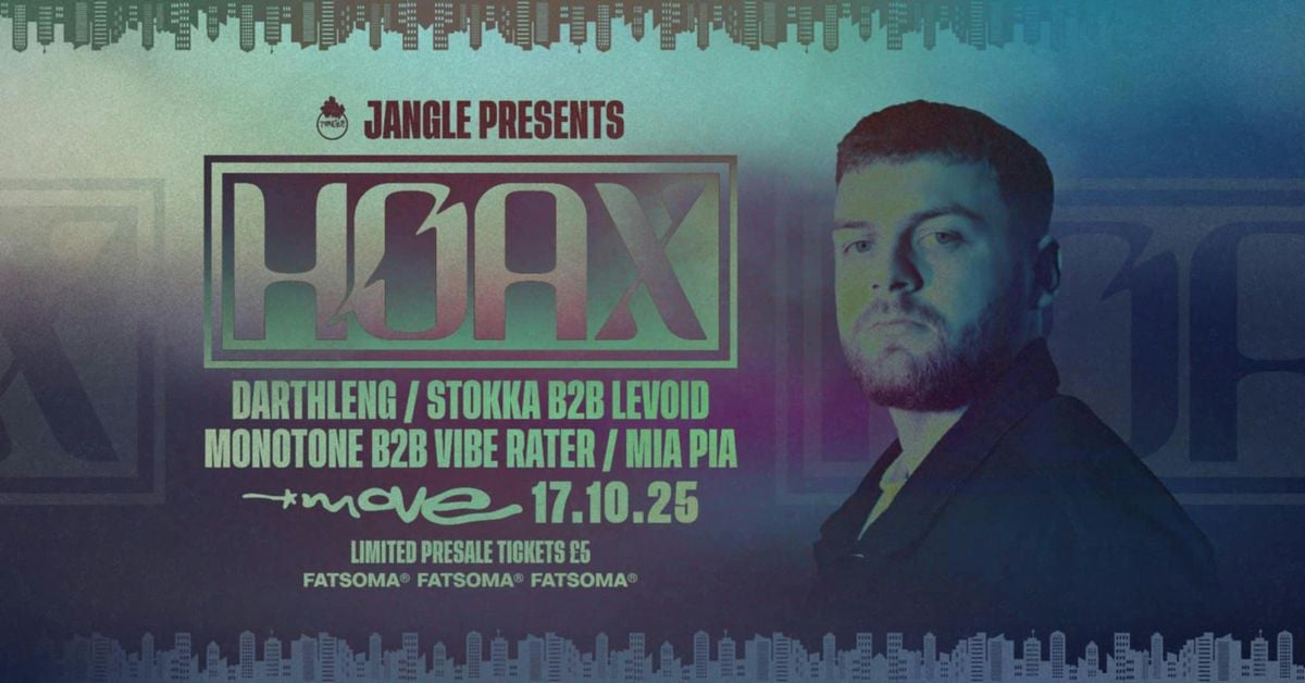 Jangle : HOAX / DARTHLENG / STOKKA B2B LEVOID +, 17 October | Event in Exeter | AllEvents