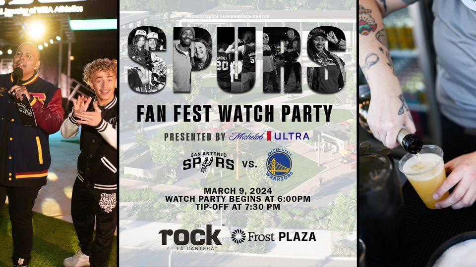 Spurs Fanfest Watch Party, 1 Spurs Way, San Antonio, TX, United States