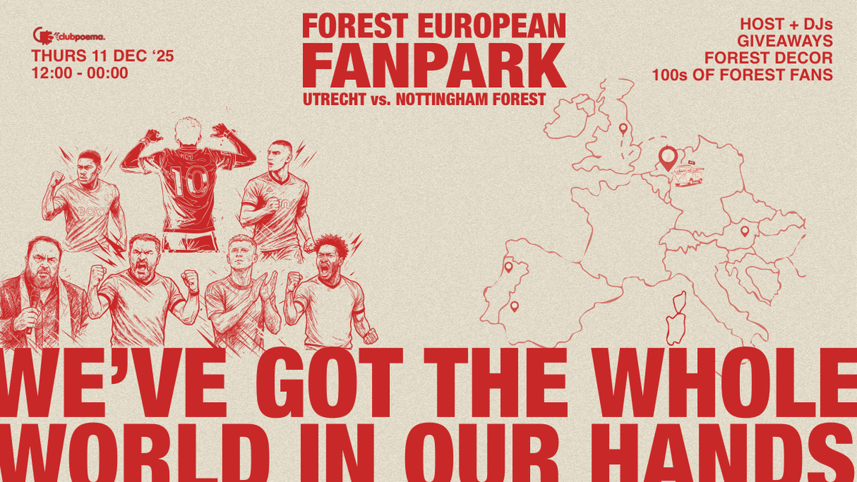 Forest Fanzone: Utrecht vs. Forest 🇳🇱, 11 December | Event in Utrecht | AllEvents
