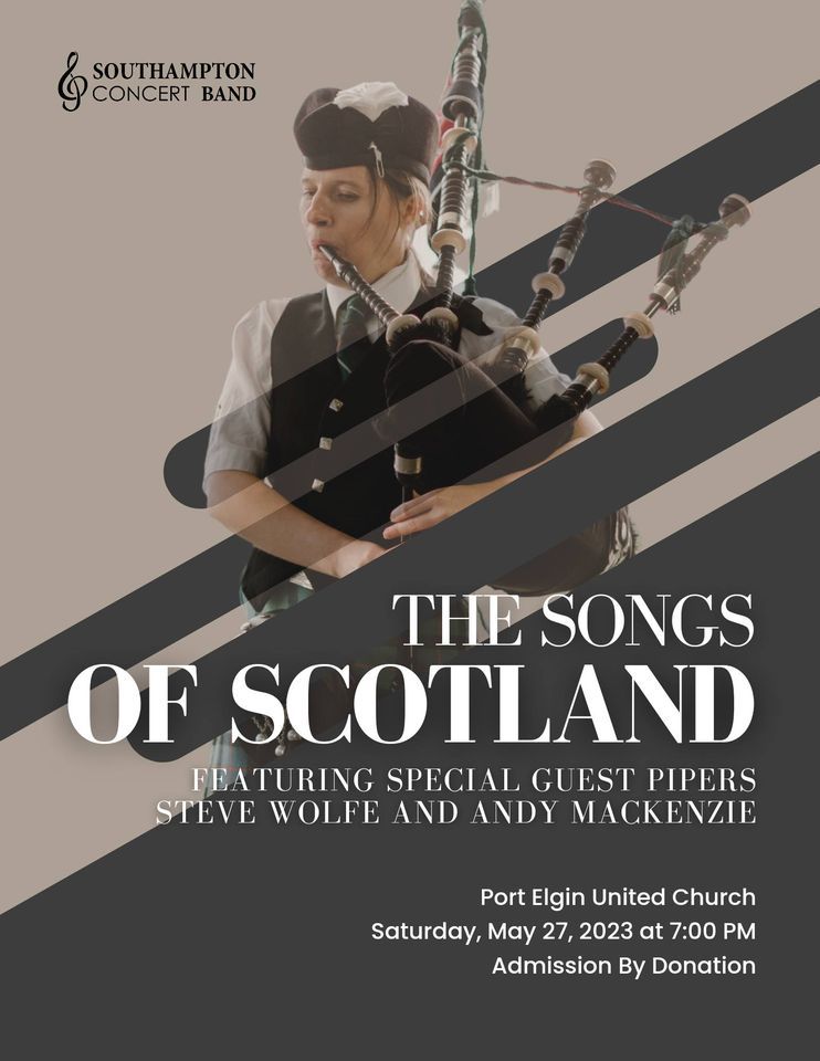 Songs of Scotland, Port Elgin United Church, 27 May 2023 AllEvents.in
