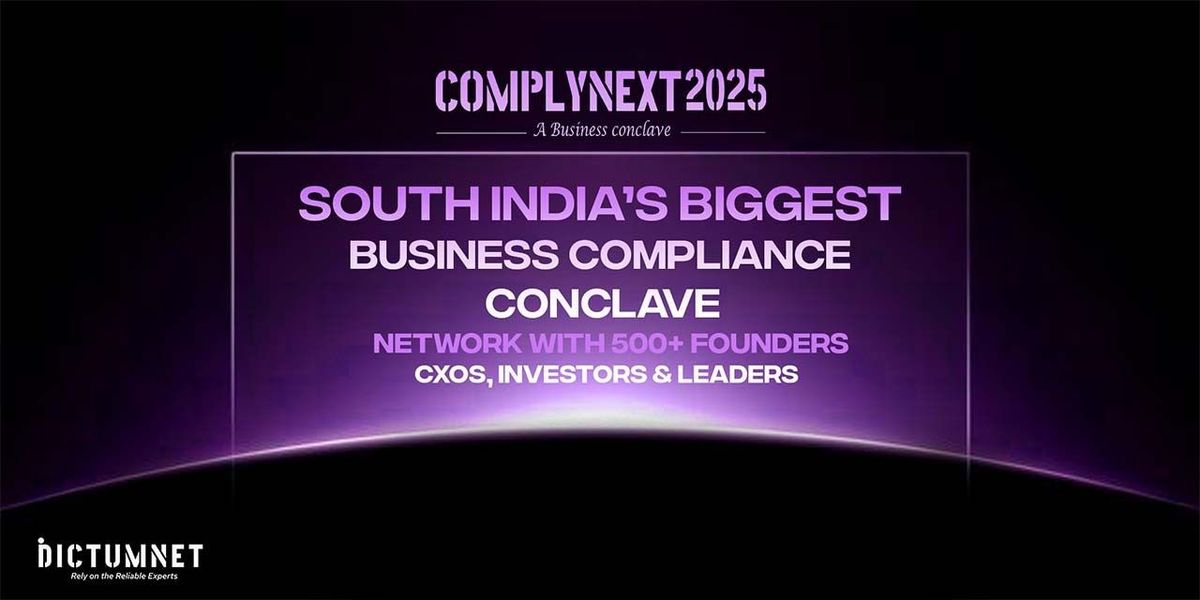 ComplyNext2025, 11 October | Event in Kochi | AllEvents