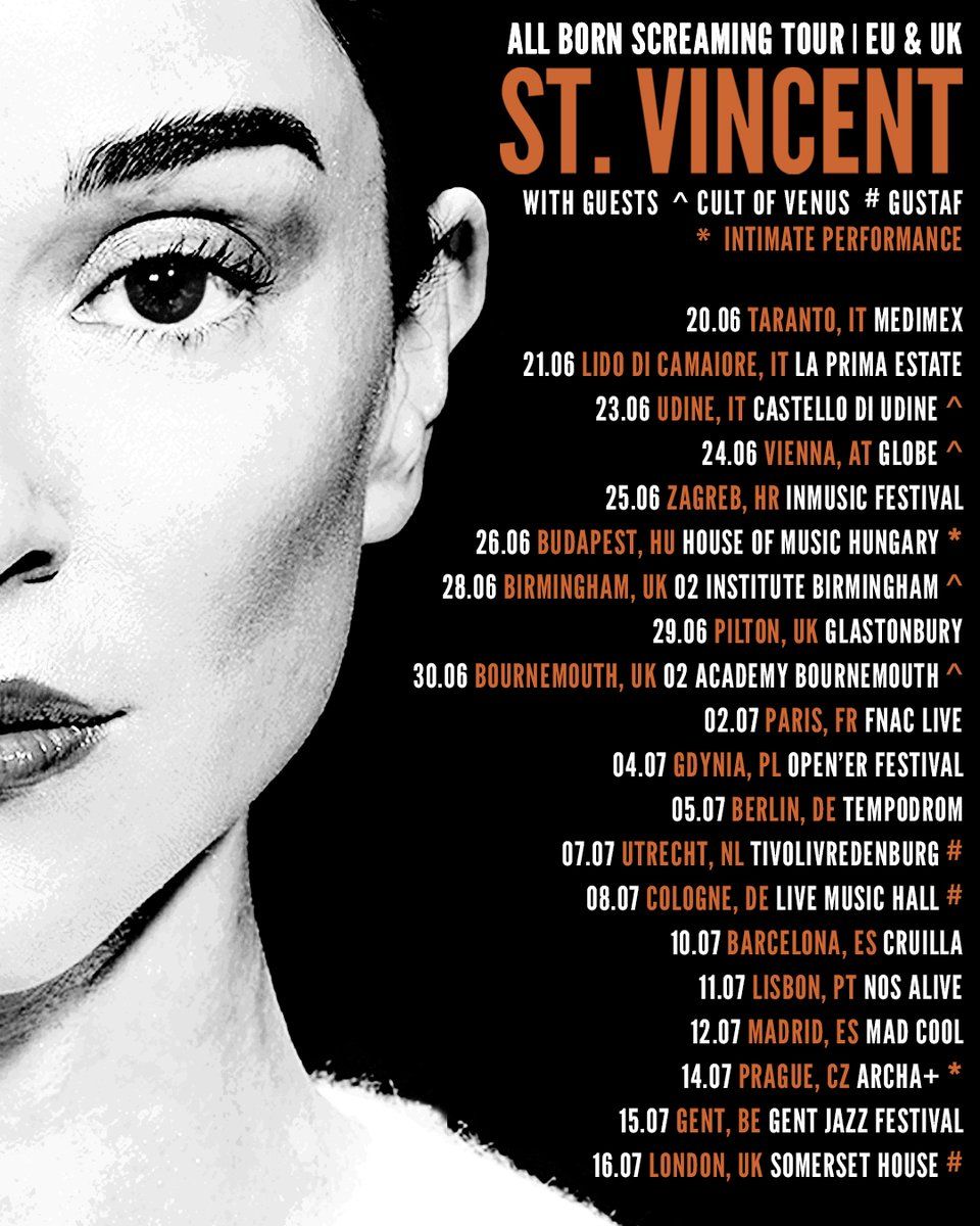 St. Vincent Bournemouth Tickets, 30 June | Event in Bournemouth | AllEvents