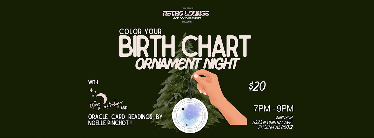 Full Moon in Gemini: Birth Chart Ornament Workshop, 4 December | Event in Phoenix | AllEvents