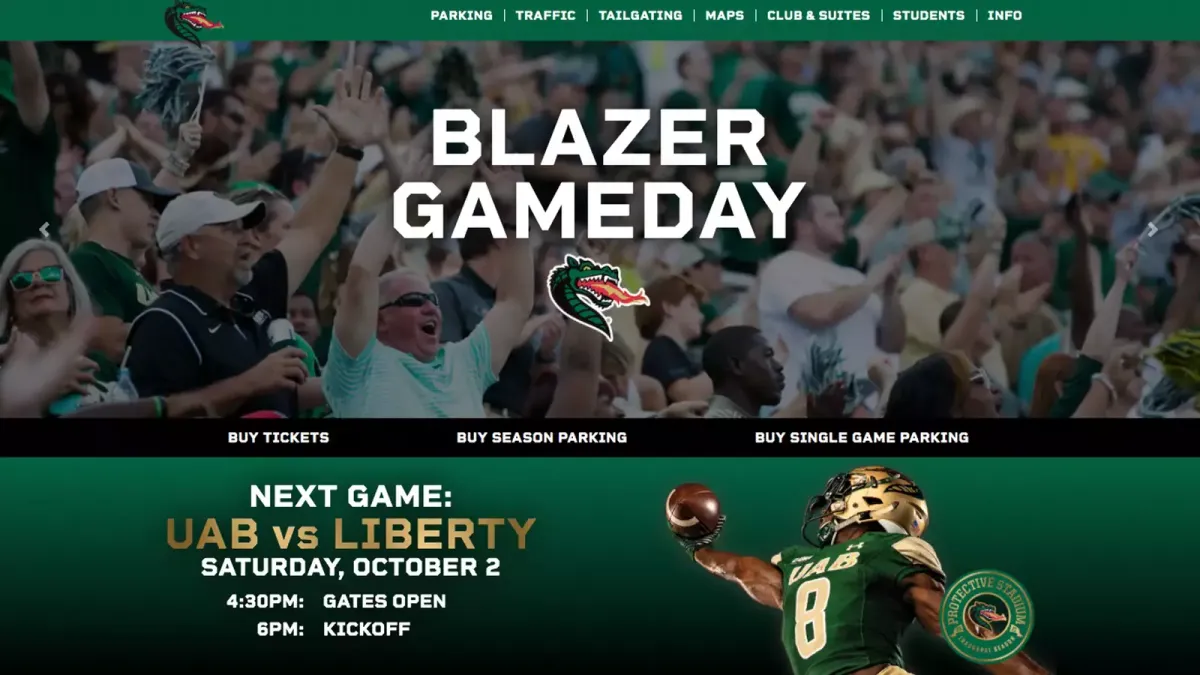 Parking South Florida Bulls at UAB Blazers Football, 22 November | Event in Birmingham | AllEvents