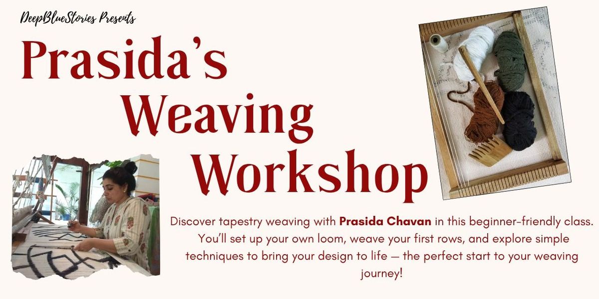 Prasida's Weaving Workshop, 6 July | Event in Chennai | AllEvents