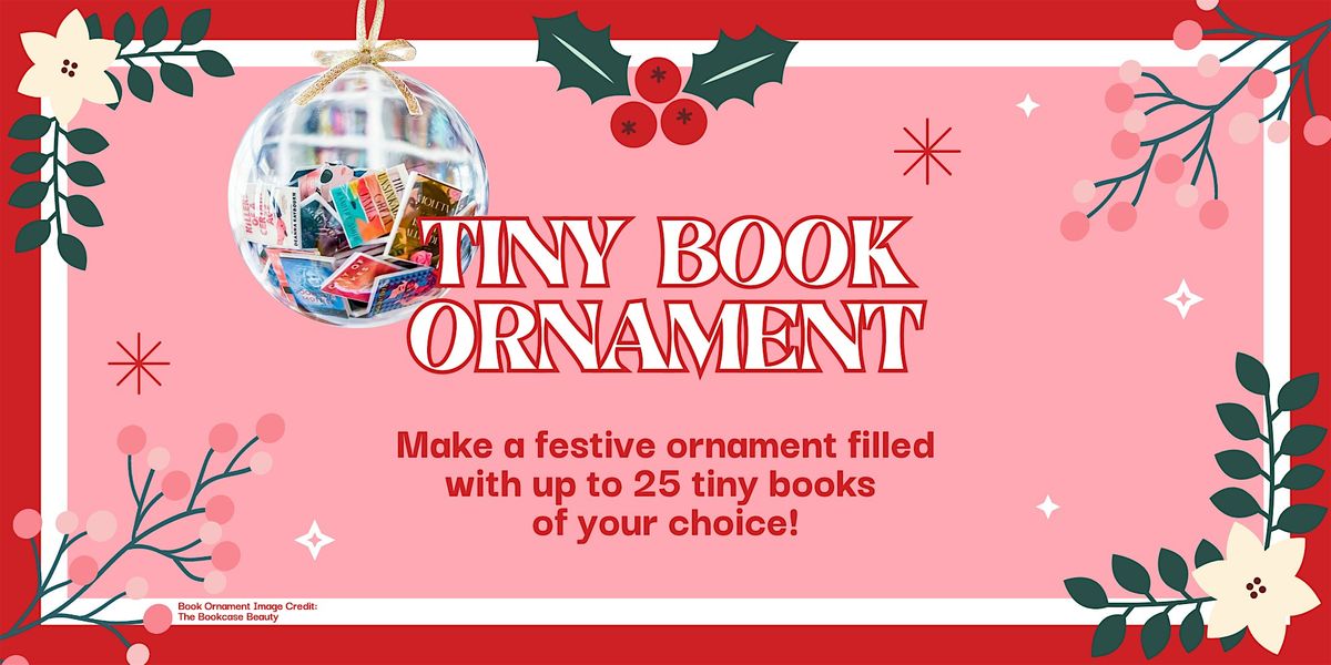 Tiny Book Ornament Craft Night, 12 December | Event in Park City | AllEvents