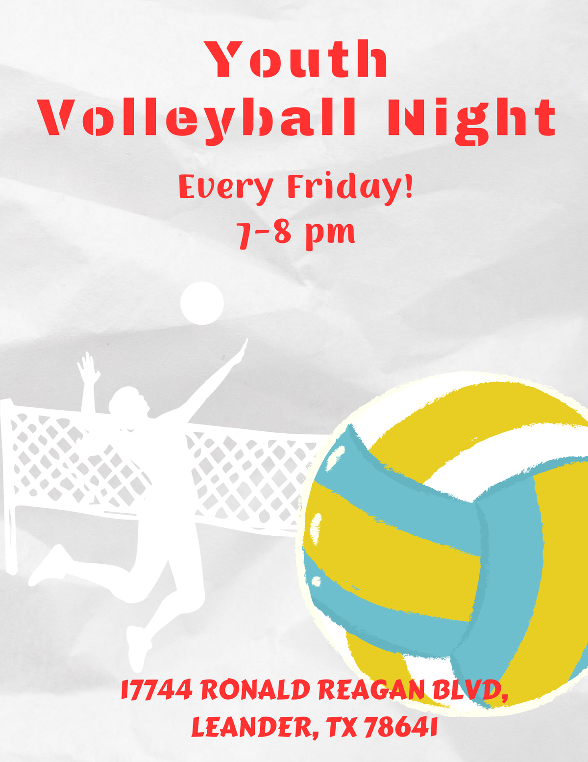 SR Volleyball Activity | Event in Leander | AllEvents
