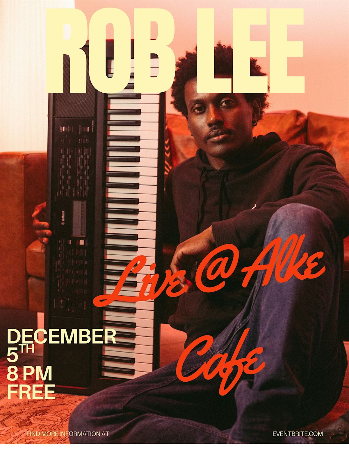 Rob Lee Live @ Alke Cafe, 5 December | Event in New York | AllEvents